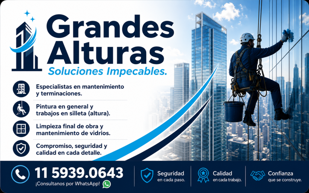 pintor en altura